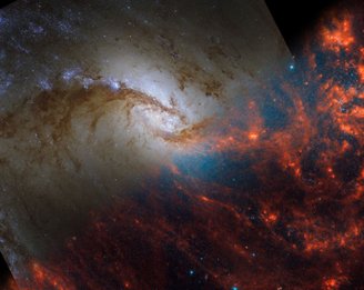 Spiral galaxy NGC 1365.